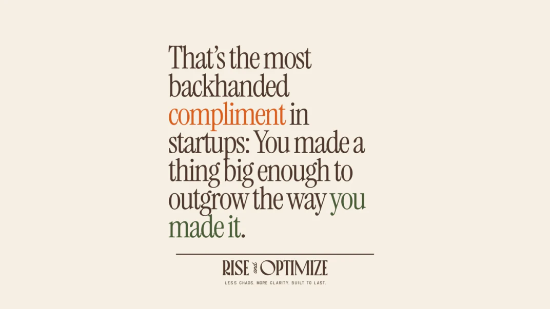 You're Not the Bottleneck. You're the Proof It Worked.
