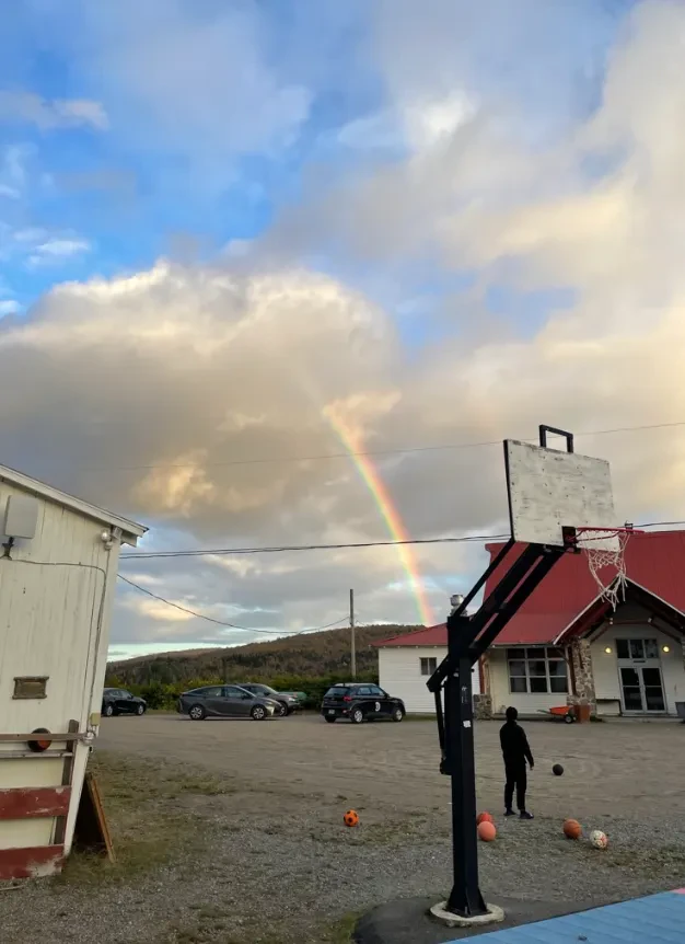 Finding rainbows in the journey, a reminder to enjoy the moments along the way